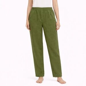 Gap Olive Green TENCEL Pull-On Tapered Pants
